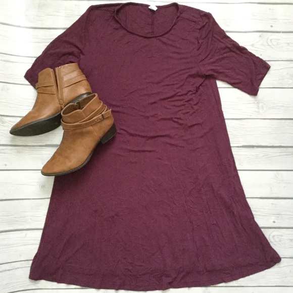 Old Navy Dresses & Skirts - Old Navy- purple knit swing dress-M